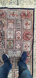 Vintage Hand Knotted All Wool Pakistani Oriental Rug 4 X 6