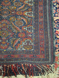 Antique Early 20th Century Wool Foundation Rug 32" X  36"