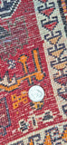 Vintage Hand Knotted Kashkuli wool foundation tribal Oriental Rug 3-5 x 5-0