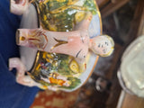 Capodimonte Decorative Bowl Made In Italy 2160 6" Diameter 4" Tall