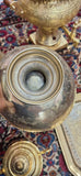 Vintage Brass Electric Middle Eastern Samovar 16" Tall x 12" Super Quality - Diamonds Sapphires Rubies Emeralds