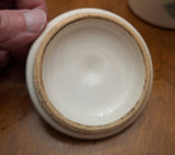 Porcelain Jar with Lid, Floral Design, Made in Italy, Over 4" Tall, About 3" Dia