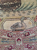 Antique Darvish Omar Khayam Rug Early 20th Century Good Condition Suf Baft 2 x 3