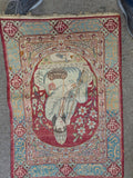 Antique Darvish Omar Khayam Rug Early 20th Century Good Condition Suf Baft 2 x 3