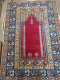 Antique Gheisari Turkish Oriental Rug Hand Knott Over 100 Years Old Very Good...