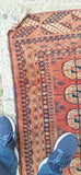 Vintage Hand Knotted Yamud Oriental Rug Wool Foundation 4 x 5