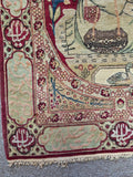 Antique Darvish Omar Khayam Rug Early 20th Century Good Condition Suf Baft 2 x 3