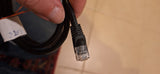 3' CAT6 Patch 550 MHZ Ethernet Network Cable Black