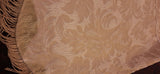 Valance with Pink Fringes Approximately 94" X 13"-17"