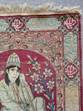 Antique Darvish Omar Khayam Rug Early 20th Century Good Condition Suf Baft 2 x 3
