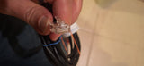 7' Network Cable Black BROKEN LATCH AT ONE END!!!