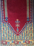 Antique Gheisari Turkish Oriental Rug Hand Knott Over 100 Years Old Very Good...