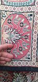 Vintage Hand Knotted All Wool Pakistani Oriental Rug 4 X 6