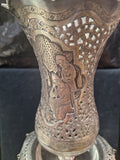 84 Silver Antique Candleholder 1.77 Grams 18" Tall Circa 1920's