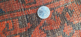 Antique Ersari Oriental Rug Hand Knotted All Wool Circa 1880 About 4' X 8'