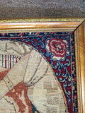 Antique Rug 17" X 23" Early 20th Century