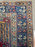 Antique Gheisari Turkish Oriental Rug Hand Knott Over 100 Years Old Very Good...