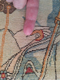 Antique Darvish Omar Khayam Rug Early 20th Century Good Condition Suf Baft 2 x 3