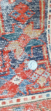 Hand Knotted All Wool Oriental Rug 3 X 5 Vintage 1950's
