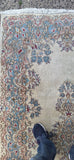 Hand Knotted All Wool Oriental Rug 4-2 X 8-0 Vintage 1950's