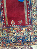 Antique Gheisari Turkish Oriental Rug Hand Knott Over 100 Years Old Very Good...