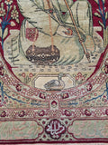 Antique Darvish Omar Khayam Rug Early 20th Century Good Condition Suf Baft 2 x 3