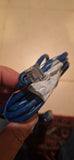 10FT Cat 5E 350MHZ Ethernet Patch Network Cable Blue - Diamonds Sapphires Rubies Emeralds