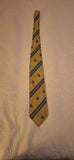 100% Silk Tie Hand Made in Italy Mates  Como with Elephants Vintage Early 90's