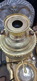 Vintage Brass Electric Middle Eastern Samovar 16" Tall x 12" Super Quality - Diamonds Sapphires Rubies Emeralds