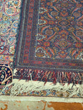 Antique Early 20th Century Wool Foundation Rug 32" X  36"