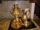 Samovar (Highly Decorated Tea Urn) Set - Diamonds Sapphires Rubies Emeralds
