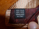 100% Silk Lavender Valentino Tie Made in Italy - Diamonds Sapphires Rubies Emeralds