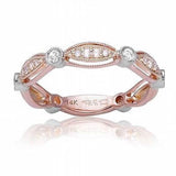 14K White, Yellow, and Rose Gold Diamond Ring Size 6.5 - Diamonds Sapphires Rubies Emeralds