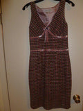 Elegant Kay Unger Size 2 Dress Knee-Length Petites 2P - Diamonds Sapphires Rubies Emeralds