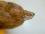 Handmade Solid Brown Mink Fur Scarf - Diamonds Sapphires Rubies Emeralds