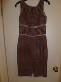 Elegant Kay Unger Size 2 Dress Knee-Length Petites 2P - Diamonds Sapphires Rubies Emeralds
