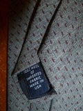 Extremely Rare 100% Wool Gray Brooks Brothers Makers Tie Made in USA - Diamonds Sapphires Rubies Emeralds