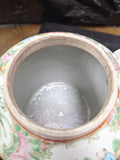 Antique Chinese Teapot Porcelain 6.5" Tall X 6" Diameter - Diamonds Sapphires Rubies Emeralds