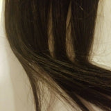 Dark Brown 10" Piece Hairpad Hairpiece 100% Remy Human Hair Clip Side Patches