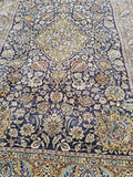 Vintage Hand Knotted All Wool Oriental Rug Carpet 6' 8" x 10' 1"
