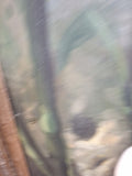 Large Framed Artwork of a Nude Asian Woman IMPERFECT CONDITION!! SEE PICS!!