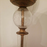 Vintage French Bagues Style Table lamp Beaded Glass