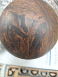 Vintage Ball Or Globe, Possibly Asian About 5" Diameter With 3 Elephant Stand