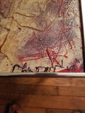 Mid century Modern Double sided  Abstract expressionist Painting