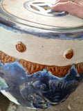 Matching Pair Of Vintage Porcelain Chinese Garden Seats