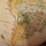 Vintage Mid century Modern Large Estate World Globe