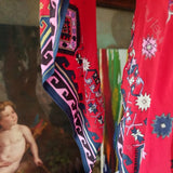Vintage 1980's Never Worn Emanuel Ungaro Designer 100% Silk Ascot Made in Japan