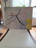 Vintage Modernist Abstract Painting Important