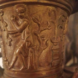 Antique French Bronze Figural Urn #93008