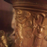Antique French Bronze Figural Urn #93008